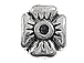 Flower Large Hole Pewter Bead