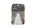 Small Two Toned Triangle Pewter Pendant
