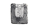 Two Toned Rectangular Pewter Pendant