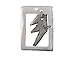 Small Lightning Bold Pewter Pendant