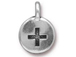 10 - TierraCast Antique Silver Plus (+) Charm