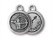 TierraCast Pewter Zodiac Sign Charms Antique Silver Plated - Sagittarius