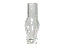 Cola Bottle Shape    (Silvertone cap & plaster stopper included)