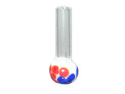 Colored Bulb Shape    (Silvertone cap & plaster stopper included)