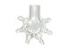 Sunsplash (Clear) Shape    (Silvertone cap & plaster stopper included)