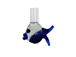 Gordito Fish Shape    (Silvertone cap & plaster stopper included)