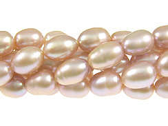 10.5x7mm Oblong Freshwater Pearl - Pink 