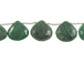 Faceted Malachite Drops