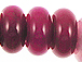 14.5mm Large hole Agate Gemstone Bead Strands - Fushia