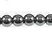 4mm Round Hematite Gemstone Bead Strand