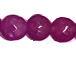 6mm Faceted Round Jade Dark Bodacious Purple