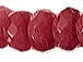 5mm Ruby Jade Rondelle Faceted Gemstone Rondelle Beads Strand
