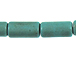 Magnesite Tube Gemstone Bead Strand - Turquoise
