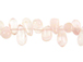 Smooth Rose Quartz Drops