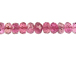 Faceted Pink Topaz Rondelles