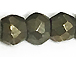 3.5mm Natural Pyrite Round Jaipur cut Faceted Beads Strand