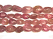 Small Oval Pink Tourmaline Gemstone Bead Strand