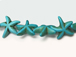 14mm Starfish Turquoise Bead Strand