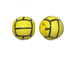 Ceramic 10mm Water Polo Ball MEDIUM Bead - Bulk Pack of 100pcs