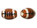 Ceramic Large Football Bead