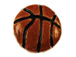 Ceramic Basketball Disc Bead 