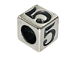 7mm Sterling Silver Number Bead or Block 5