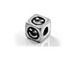 4.3mm Sterling Silver Symbol Smile