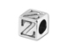 5.5mm Sterling Silver Alphabet Bead - Z