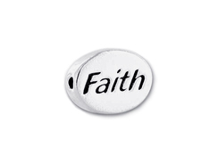 Faith - Pewter Word Bead