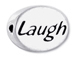 Laugh - Pewter Word Bead