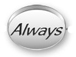 ALWAYS Sterling Silver Oval Message Bead