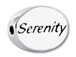 2 count  SERENITY Sterling Silver Oval Message Bead <b><FONT COLOR="FF0000">CLEARANCE SALE</FONT>