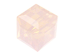 6 Rose Water Opal - 8mm Swarovski Faceted Cube Beads