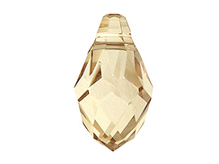 Crystal Golden Shadow - 9x5mm Swarovski Briolettes Pendant