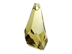 Crystal Golden Shadow - 17mm Swarovski  Polygon Drops