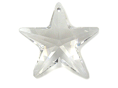Crystal - 28mm Swarovski  Star Pendant