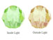 36 Cantaloupe - 4mm Swarovski Faceted Round Beads 