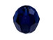12 Dark Indigo - 10mm Swarovski Faceted Round Beads
