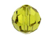 36 Lime - 4mm Swarovski Faceted Round Beads 