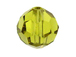 24 Lime - 6mm Swarovski Faceted Round Beads 