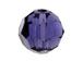 24 Purple Velvet - 6mm Swarovski Faceted Round Beads