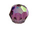 36 Amethyst AB - 5mm Swarovski Faceted Round Beads 