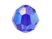 24 Sapphire AB - 6mm Swarovski Faceted Round Beads