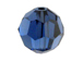 18 Sapphire Satin - 8mm Swarovski Faceted Round Beads