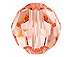 36 Rose Peach - 4mm Swarovski Faceted Round Beads 