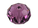 8mm Amethyst - Swarovski Crystal Rondelles 