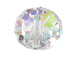 18  Crystal AB - 6mm  PRECIOSA Faceted Round Briolette Beads