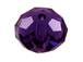 Purple Velvet - 8mm Swarovski 5040 Briolette Beads