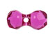 4  Fuchsia -  11x6mm Swarovski Modular Beads