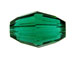 12  Emerald -  9x6mm Swarovski Barrel Beads